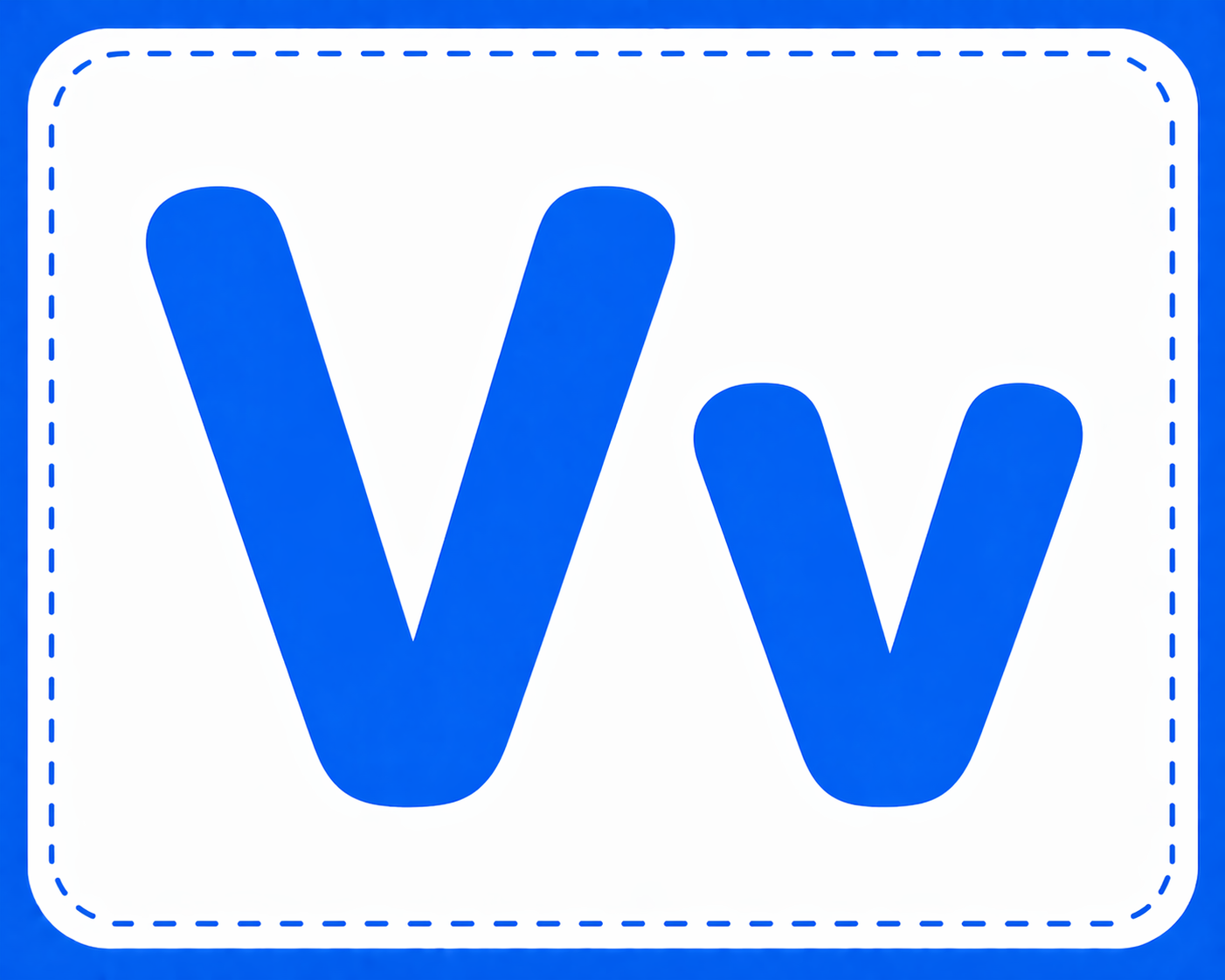 Parents = Teachers: Phonics. Letter V